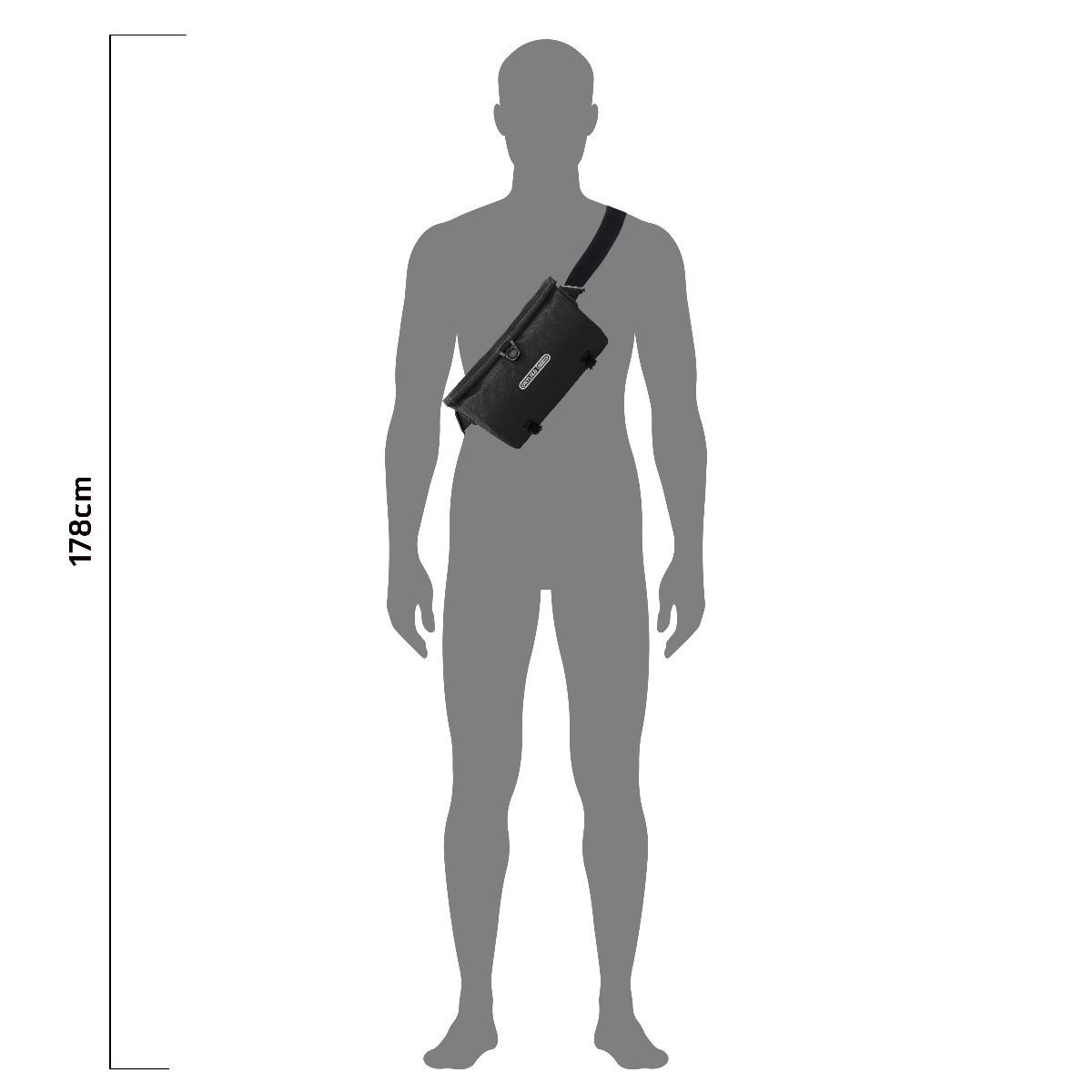 Ortlieb Velo-Sling laukku Musta 3l
