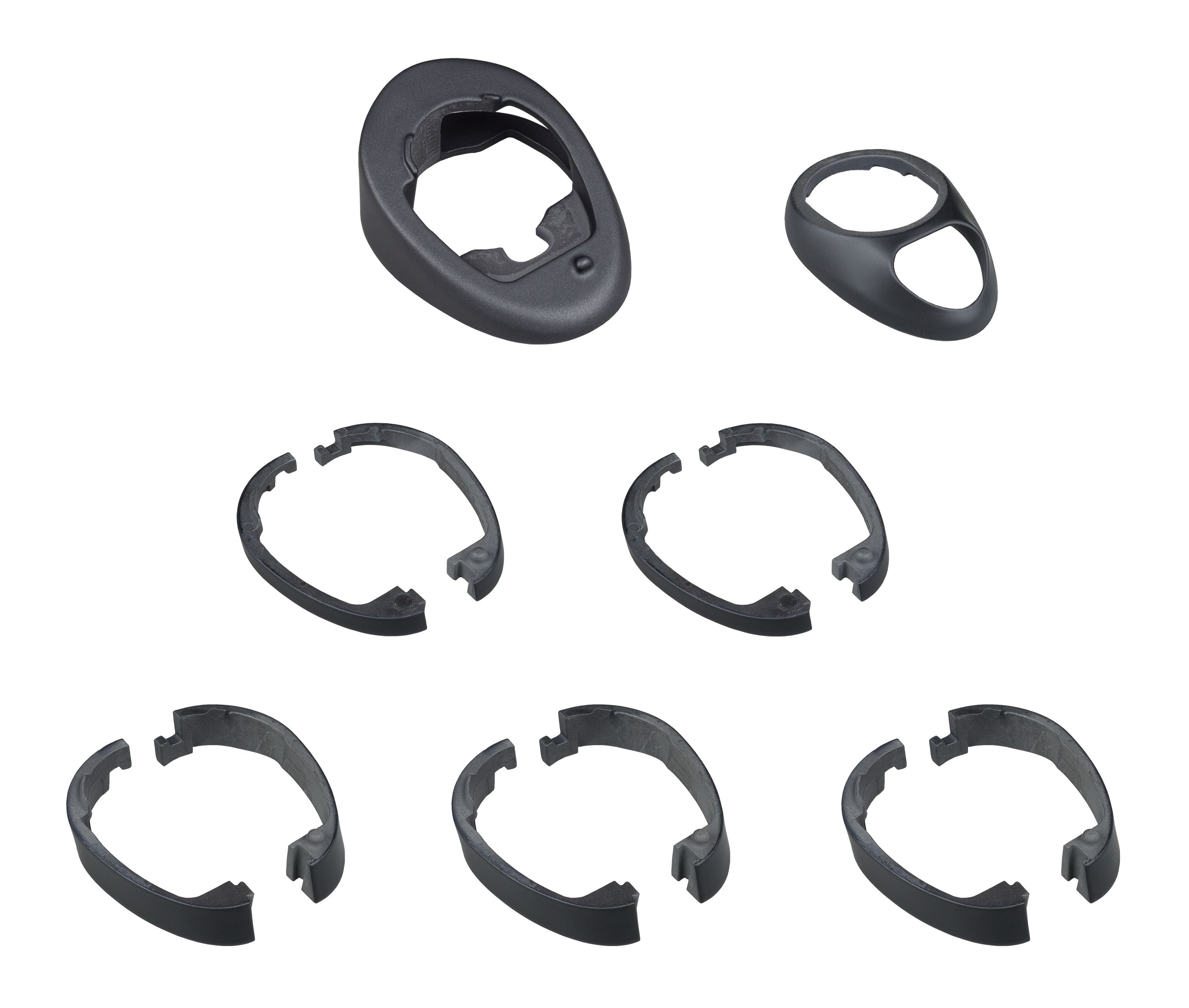 Trek Madone 9-Series Headset Spacer Kit for Use With Standar [SPCR TRK MDN NON INT HS KIT BK]