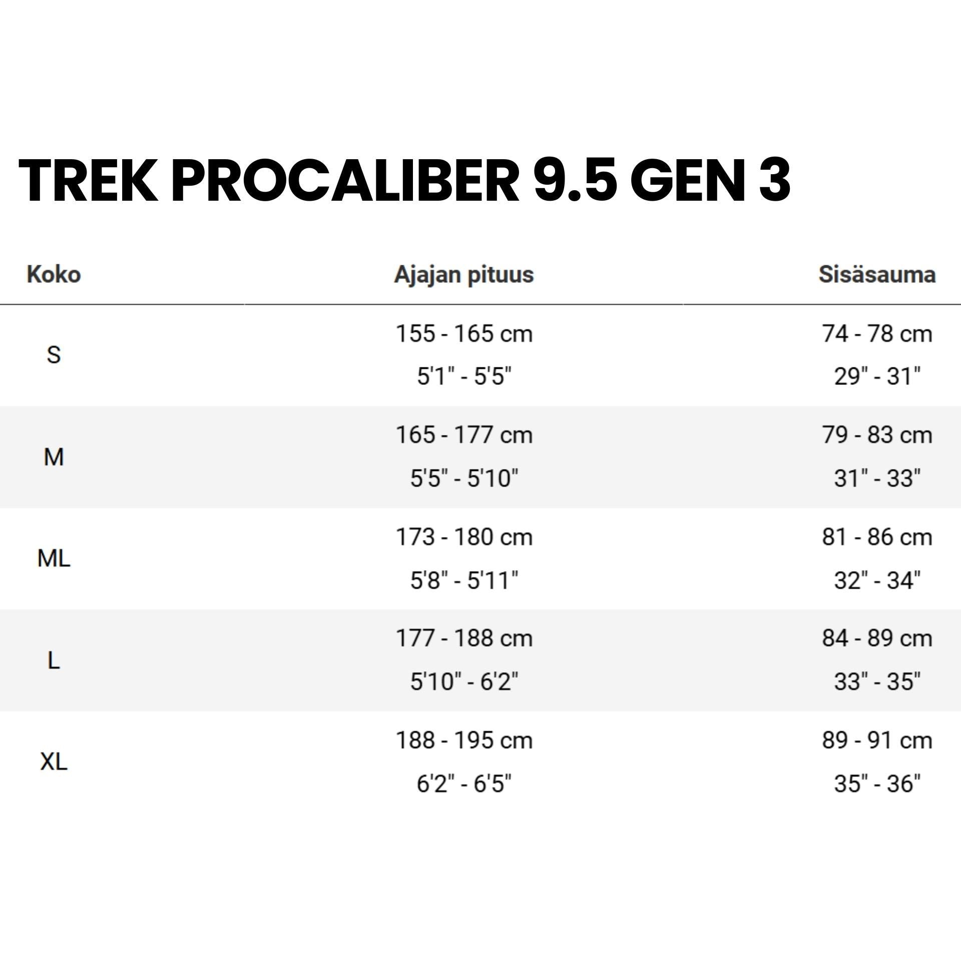 Trek Procaliber 9.5 Gen 3