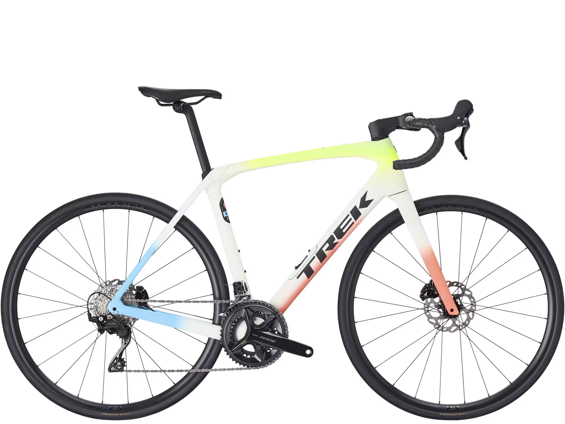 Trek Domane SL 5 Gen 4 – maantiepyörä, Shimano 105 12-vaihteinen