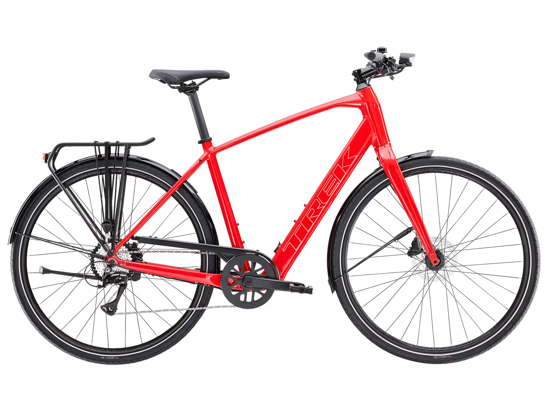 Trek FX+ 2 LT – Alpha Gold -alumiinirunkoinen kaupunkisähköpyörä, 40 Nm