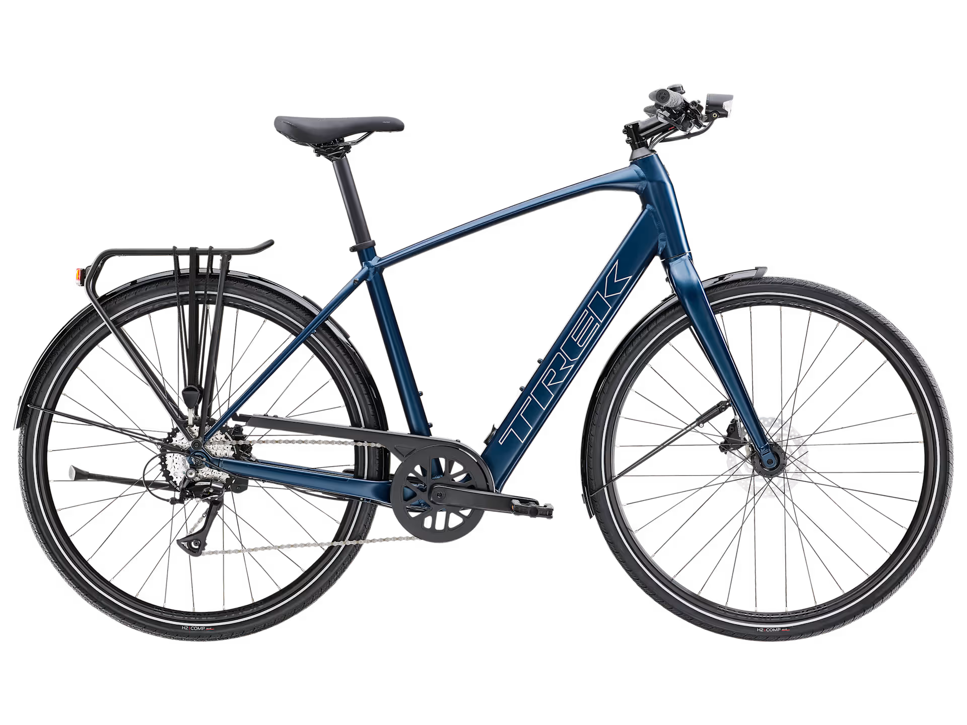 Trek FX+ 2 LT – Alpha Gold -alumiinirunkoinen kaupunkisähköpyörä, 40 Nm
