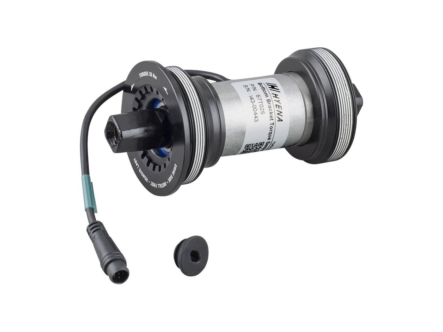 Hyena Domane+ AL Bottom Bracket Torque Sensor, Black 73mm x 110.5mm