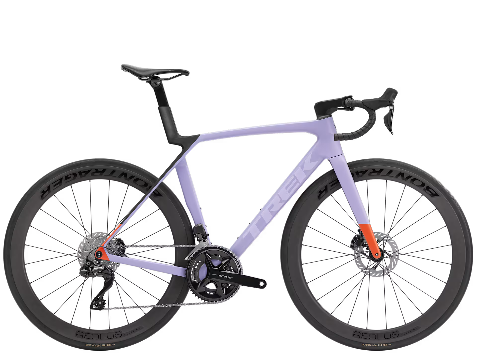 Trek Madone SL 6 Gen 8 – 500-sarjan OCLV-hiilikuiturunko, Shimano 105 Di2