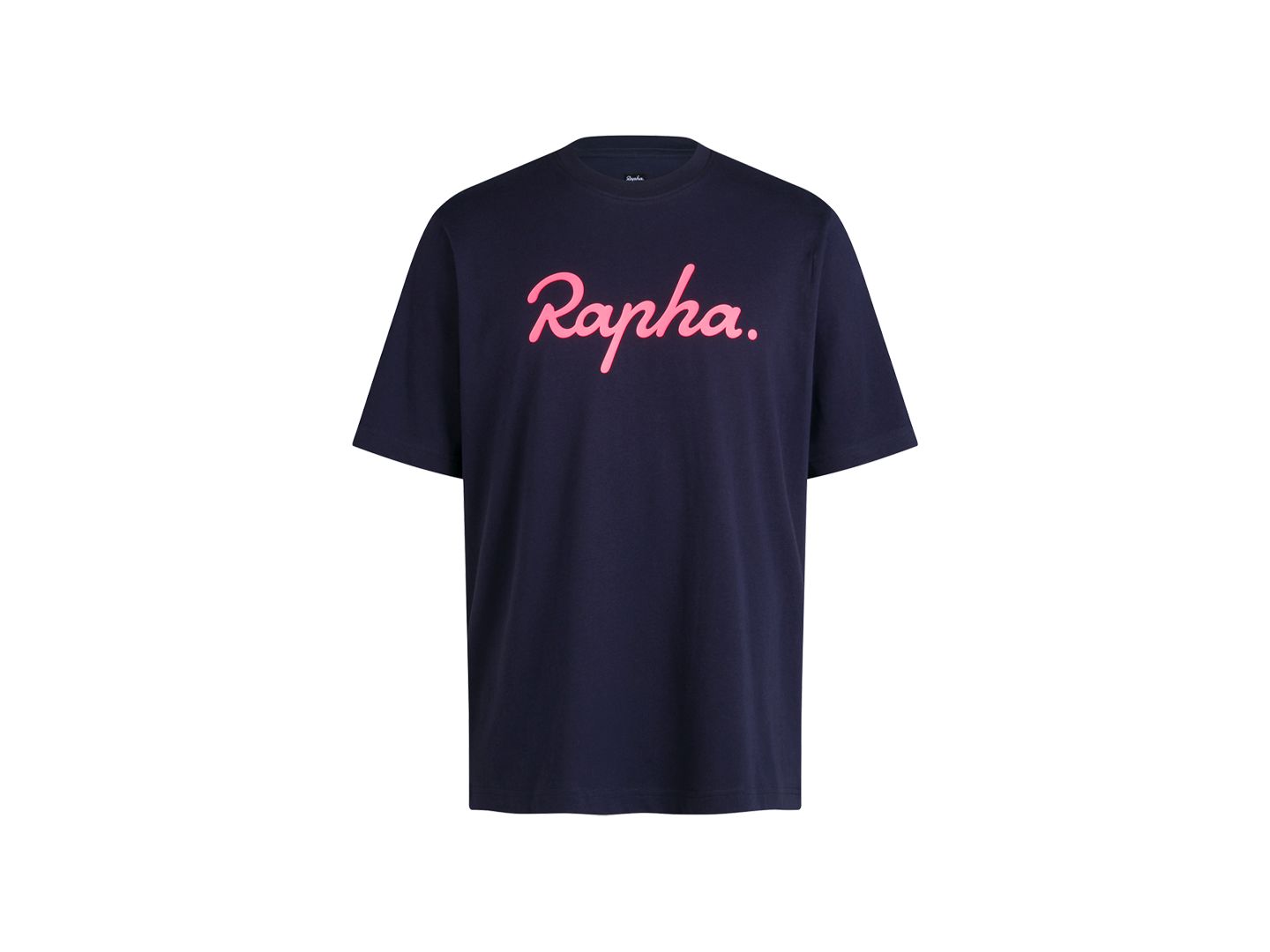 Rapha Men's Logo T-Shirt L, navy/pink