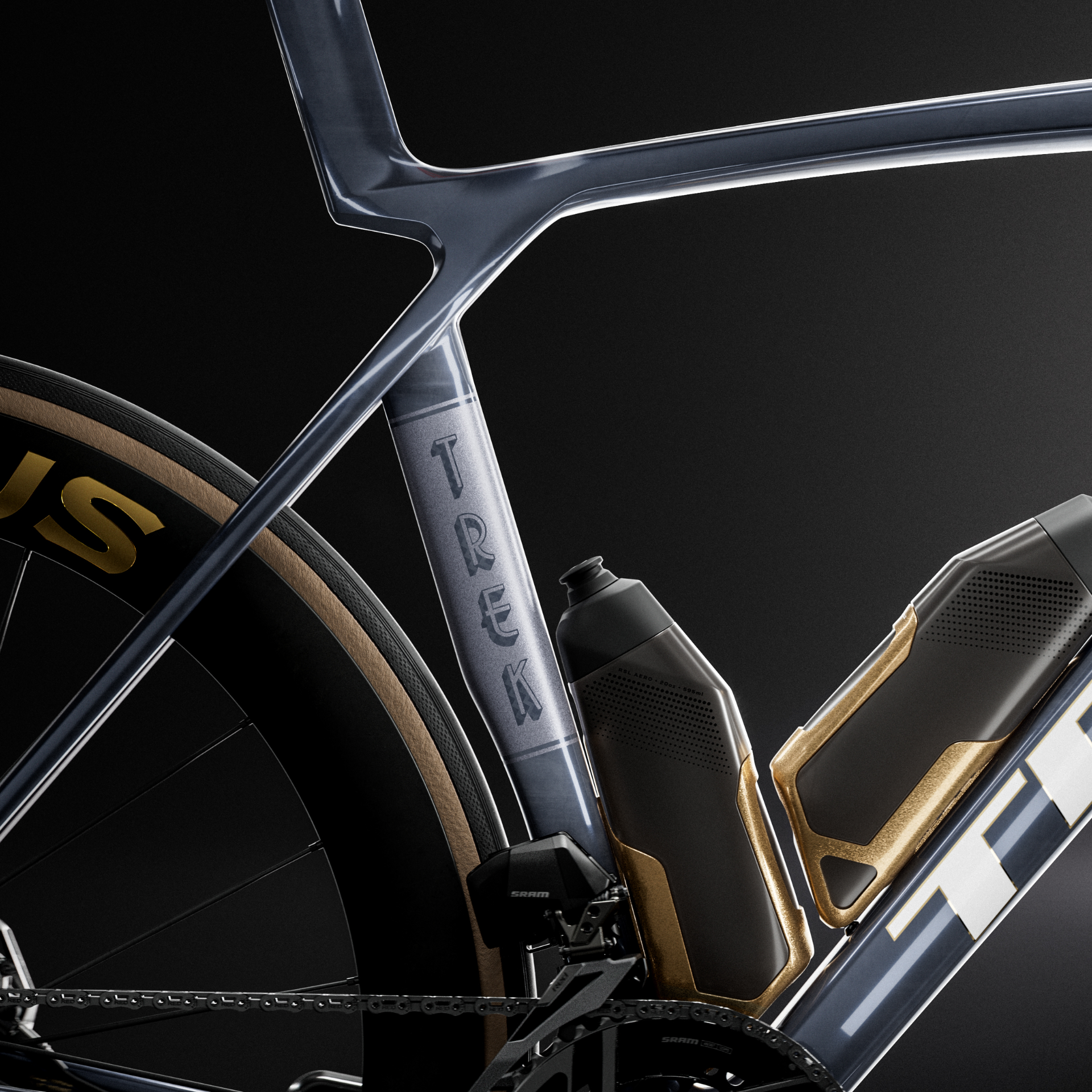Trek Madone SLR 9 AXS Gen 8 – maantiepyörä, 900-sarjan OCLV-hiili, SRAM RED AXS