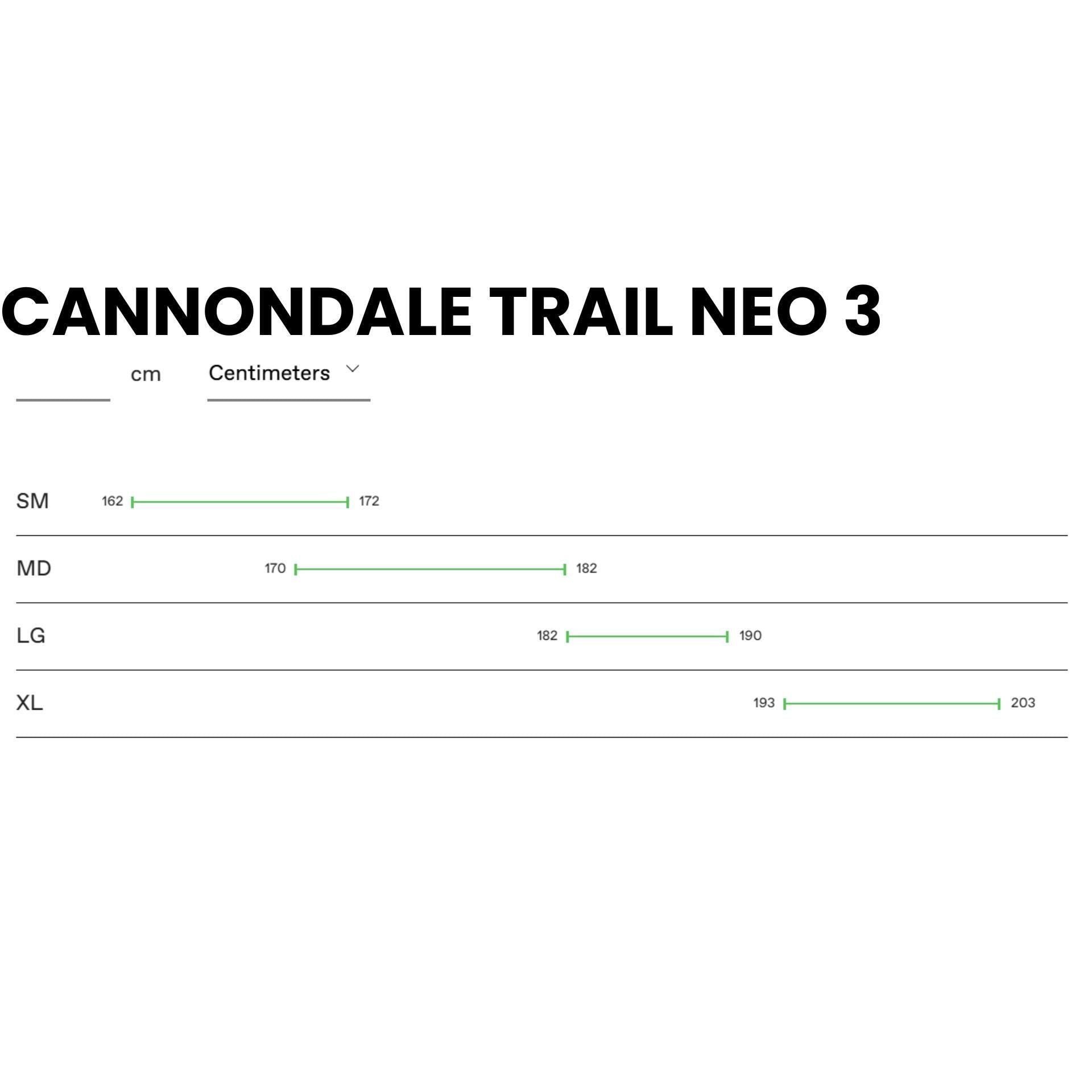 Cannondale Trail Neo 3 625wh