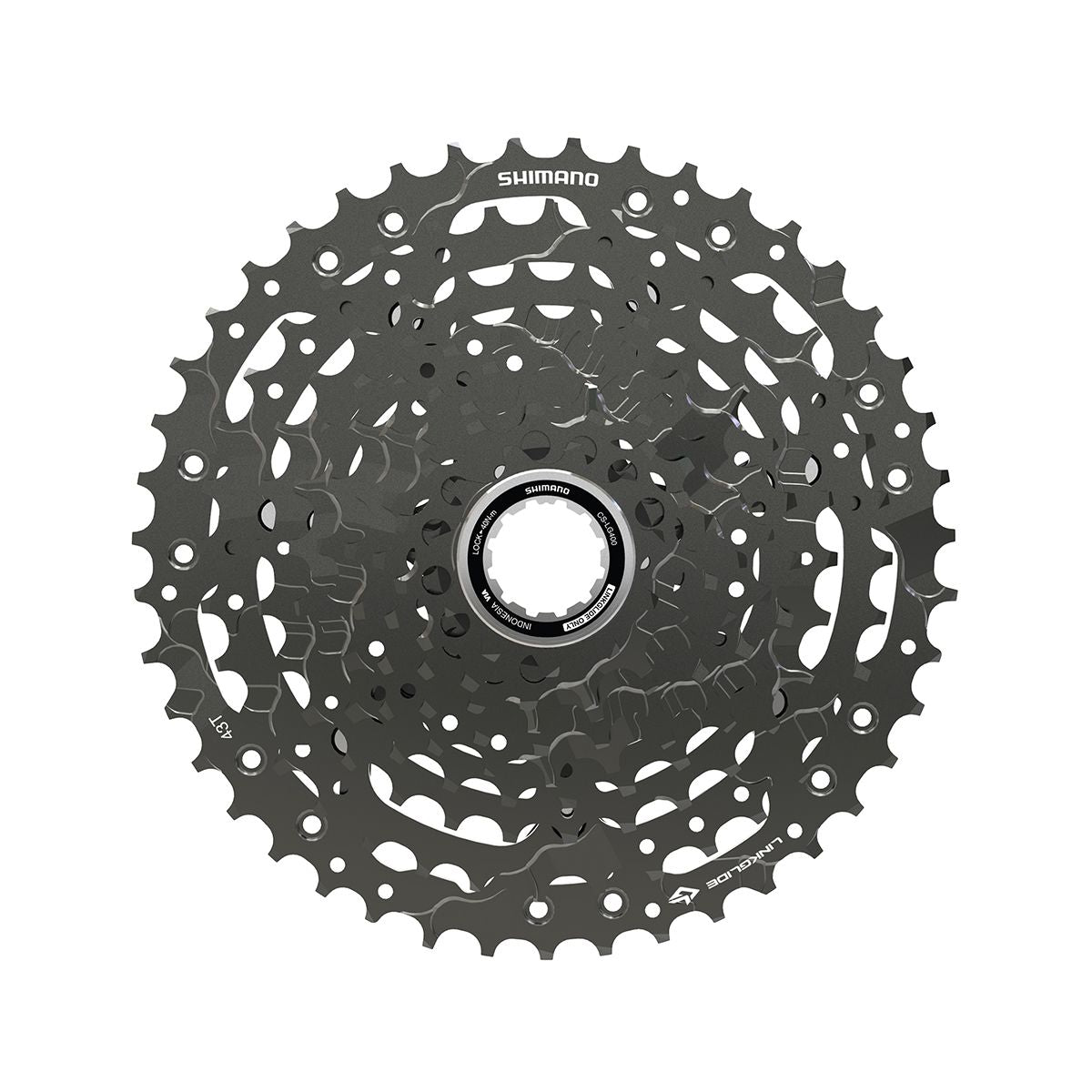 Shimano Kasetti 10-v 11-43 CS-LG400-10 Linkglide