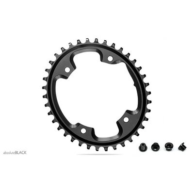 Absoluteblack Eturatas Ovaali Narrow Wide 42t, Ø110mm 4-pultti