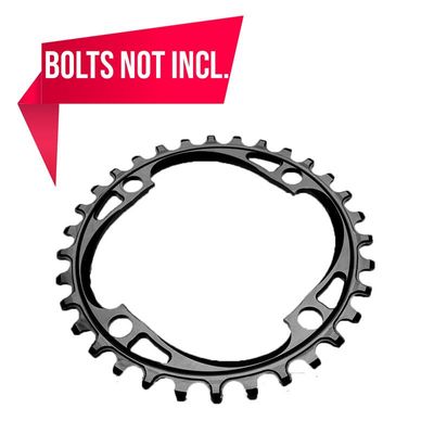 Absoluteblack Eturatas Narrow Wide 30t, Ø64mm 4-pultti
