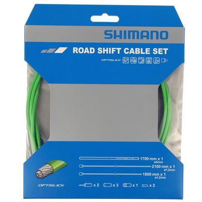 Shimano Vaihdevaijerisarja Optislik Racer, vihreä