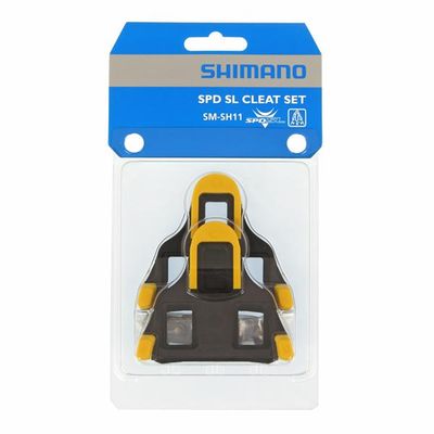 Shimano Maantieklossi SM-SH11, Keltainen Shimano Maantieklossi SM-SH11, Keltainen