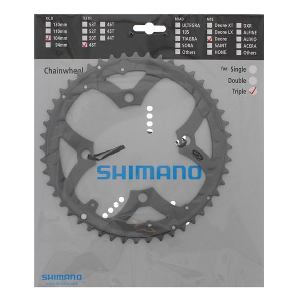 Shimano Eturatas Deore M590 3x9, 48t Hopea Shimano Eturatas Deore M590 3x9, 48t Hopea