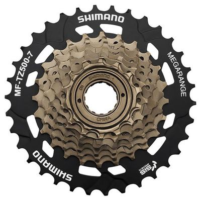 Shimano Kasetti Kierteellinen TZ500, 7s, 14-34t Shimano Kasetti Kierteellinen TZ500, 7s, 14-34t