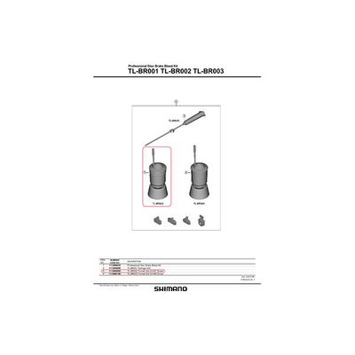 Shimano Ilmaussarja TL-BR002, Vaihde/Jarruvipu Shimano Ilmaussarja TL-BR002, Vaihde/Jarruvipu